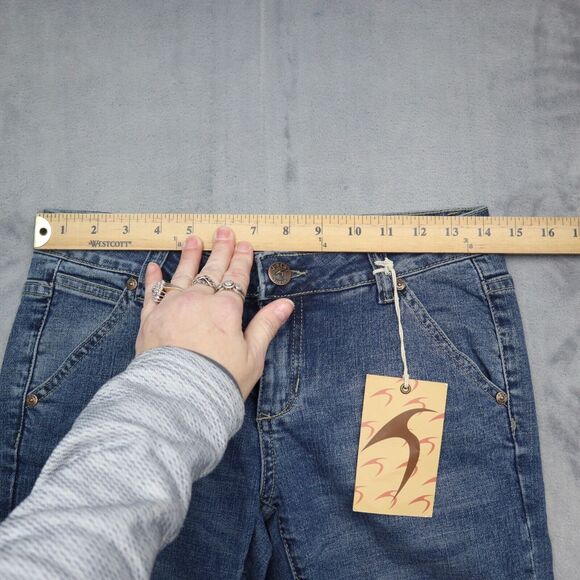 J Star Pants Womens 5 Blue Low Rise Flat Front Straight Leg Casual Jeans - Picture 3 of 16